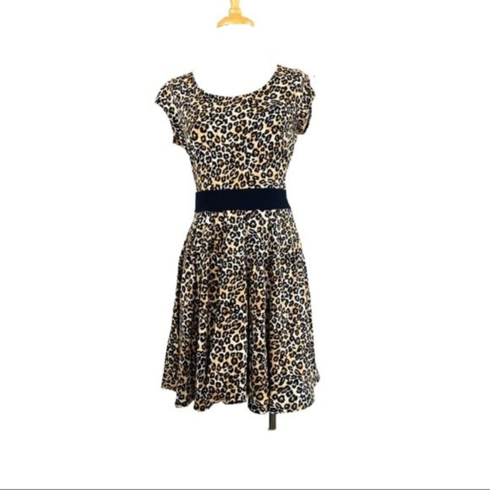 GUESS A- line Dress Fit & Flare Animal Print Skater Dress Women's Small NWT - Picture 9 of 10
